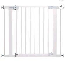 Safety 1st Easy Install Baby Gate for Doorways, Auto-Close Pressure-Mounted