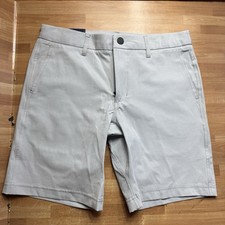 johnnie-O boys shorts, Calcutta PREP-FORMANCE shorts, light gray size 14, NWT