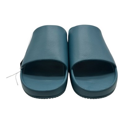 Nike Calm Slides Mens Sz 13 Smokey Blue Slip On Sandals Flip  display picture 1