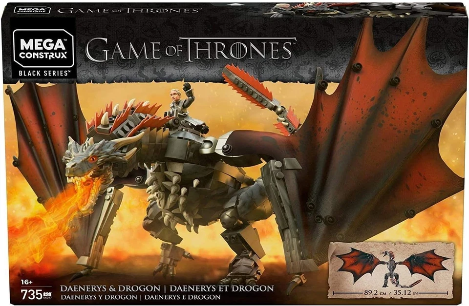 Game of Thrones 20-Inch Drogon Figure - Image 3 of 4