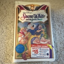 Walt Disney Masterpiece Snow White and the Seven Dwarfs VHS NTSC G English