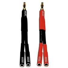 Cess142x2 Banana Plug Splitter 2in 1out 2pack