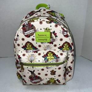 Cupcake shrek Pattern Loungefly Backpack Loungefly Shrek Cupcakes Mini Backpack | Hot Topic main image 4