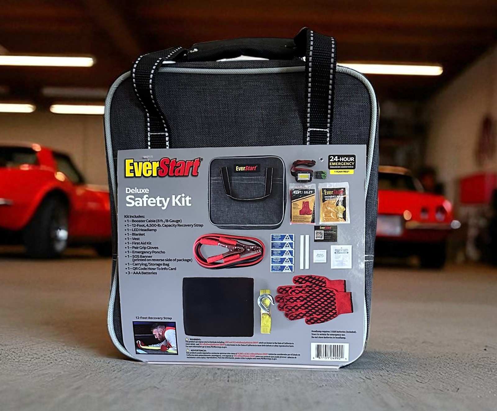 EverStart Deluxe Auto Safety Kit - New