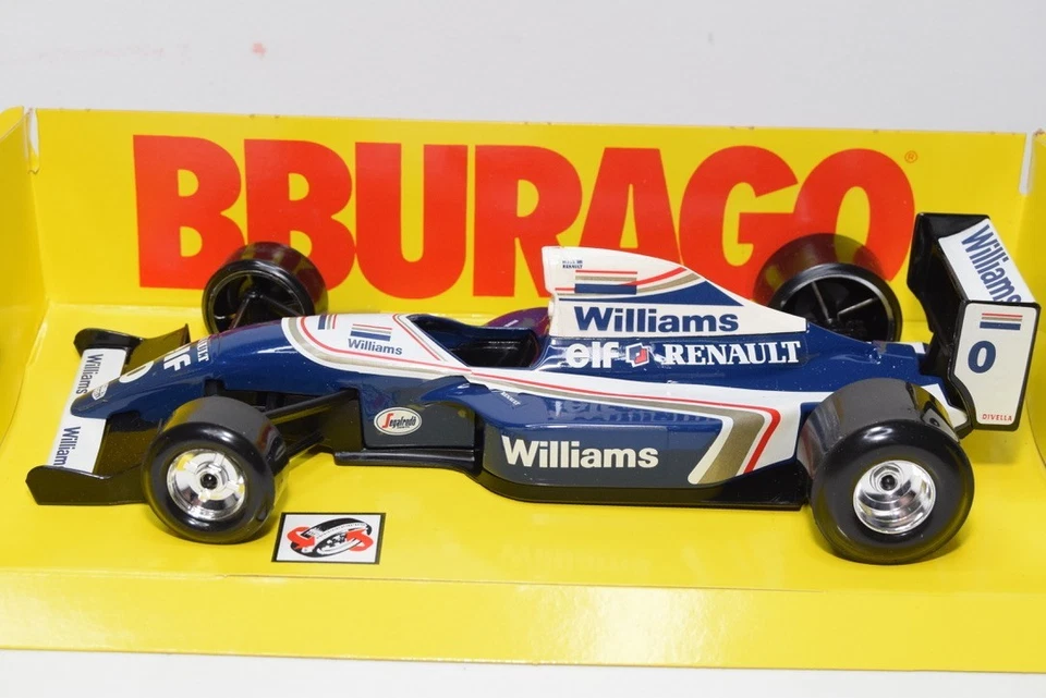 Coche de carreras B70 1:24 BBURAGO BURAGO 6115 WILLIAMS FW16 FW 16 RENAULT D. HILL SIN USAR, EN CAJA Foto 3 de 4