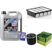 Mann Inspektionspaket 5L Liqui Moly Top Tec 5W-30 FüR Mitsubishi Space Runner