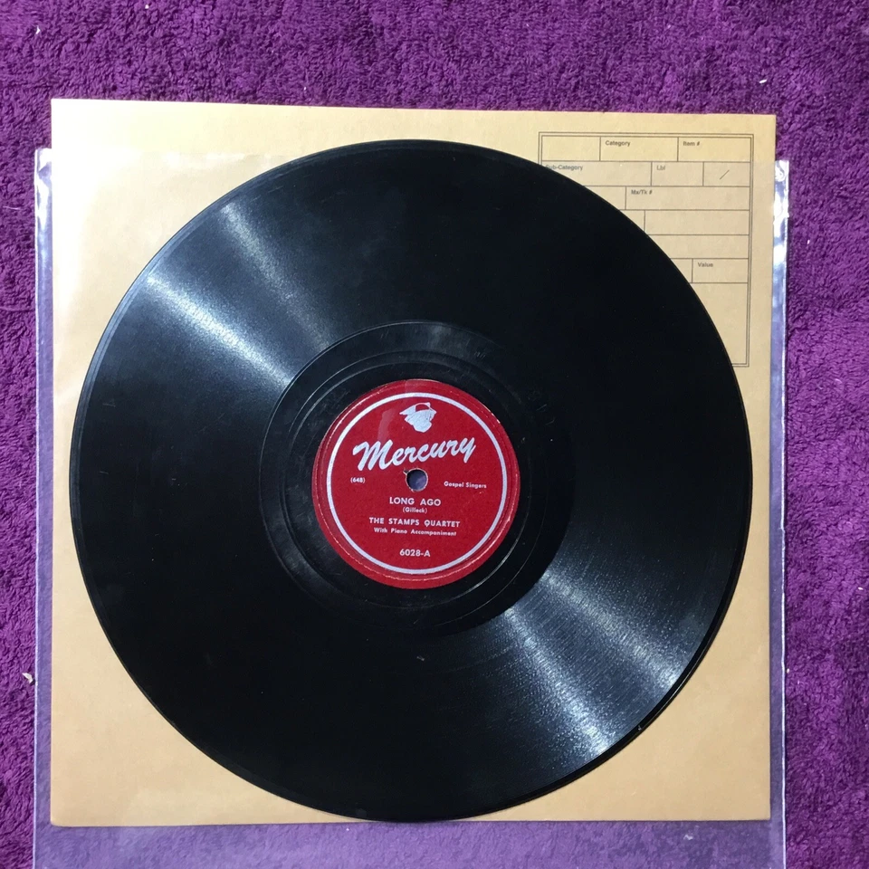 The Stamps Quartet 78 Rpm Lot of (2) Various G - Image 3 of 4