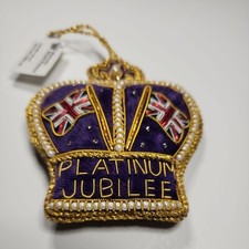 Historic Royal Palaces Queen Elizabeth Platinum Jubilee Ornament Crown Royal new