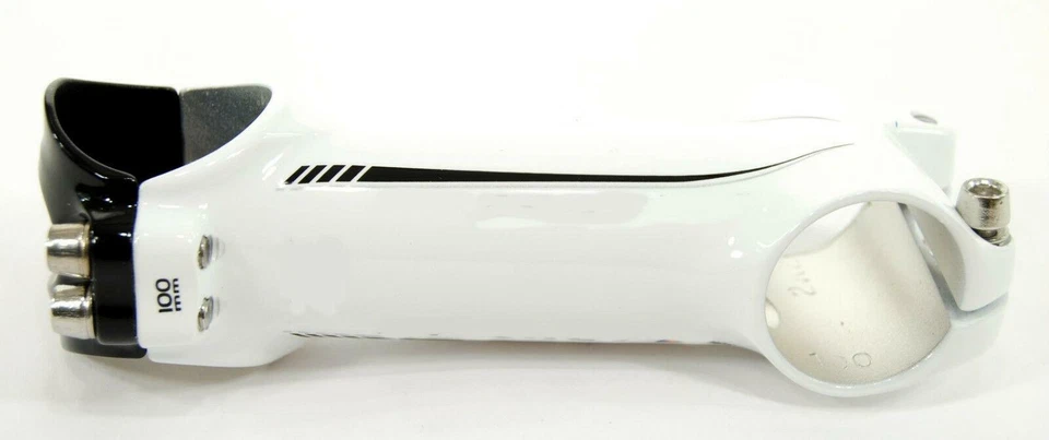 VÁSTAGO BICICLETA CARRETERA 100MM 84D 31.8 BLANCO HÚMEDO 138g Foto 3 de 4