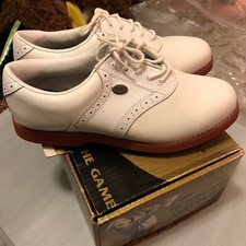 NIB Arnold Palmer AP2500 Womens White Professional Golf Shoes Size 10