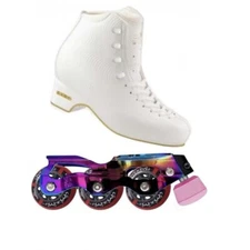 Edea Wave+STD Starlight Professional+Speed wheels - INLINE Figure Skating Skates