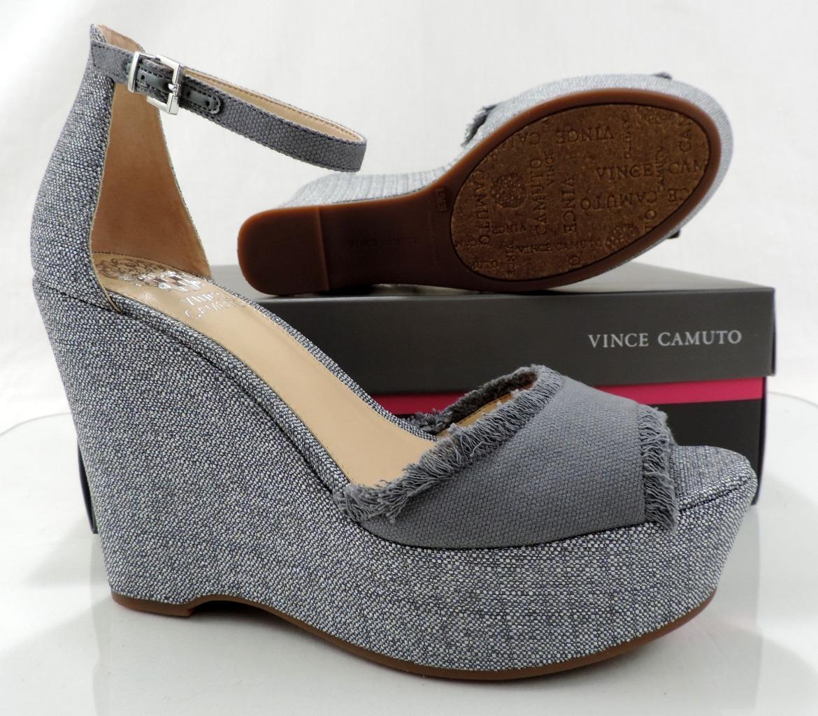 womens gray wedge sandals