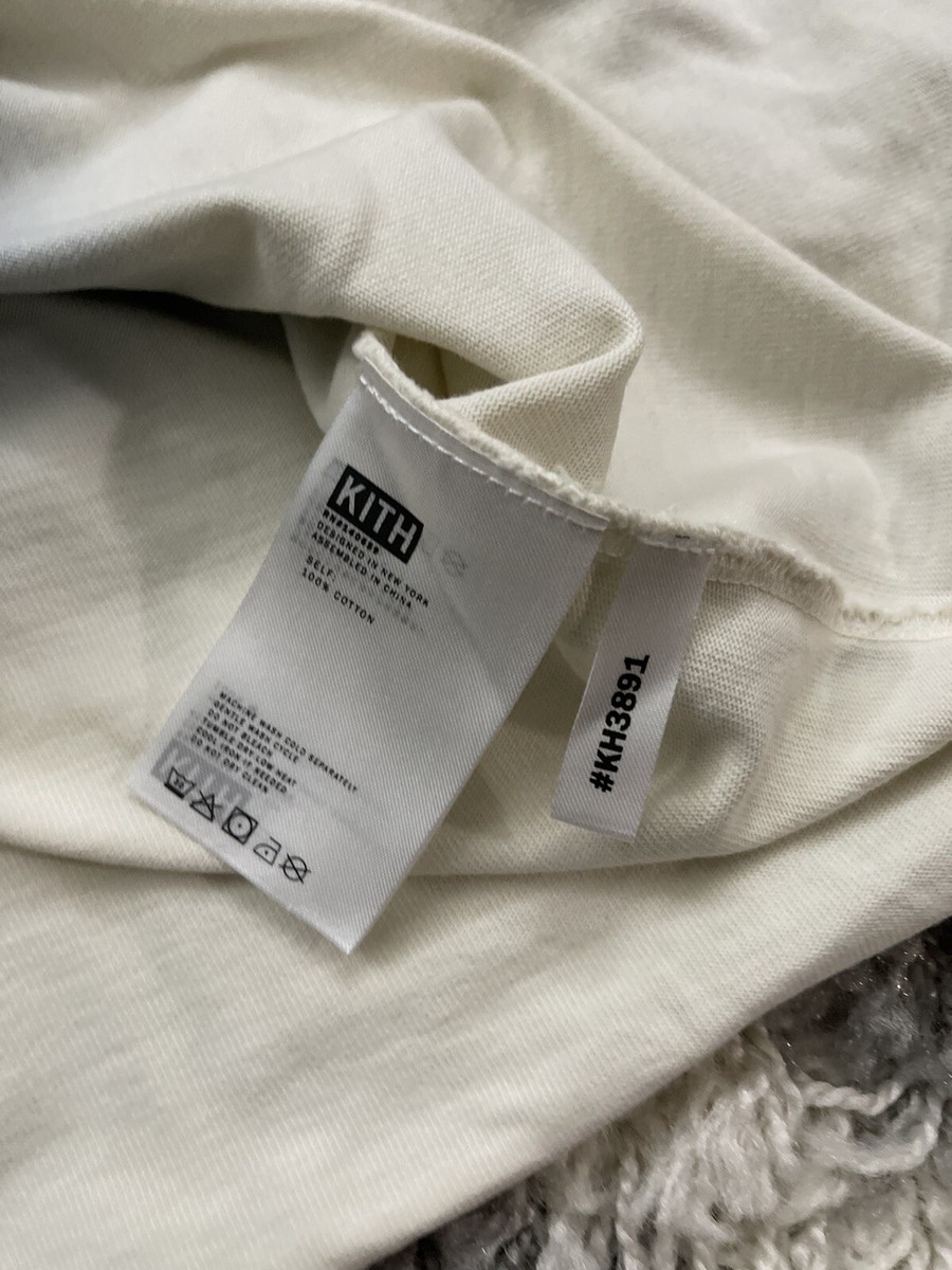 Kith Dip Dye Tee 新品 KITH(キス) 【Mott New York Tee】ロゴ刺繍Tシャツ ベージュ