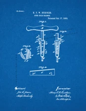 Bung-Hole Reamer Patent Print Blueprint