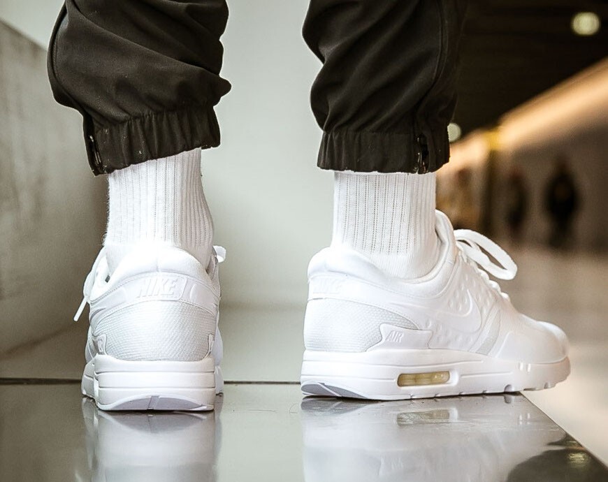 Nike Air Max Zero Essential Triple White Wolf Grey 876070  display picture 3