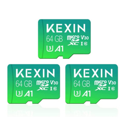 3/5PCS 64GB Micro SD Cards Class 10 U3 V30 microSDXC Flash Memory Cards TF Cards