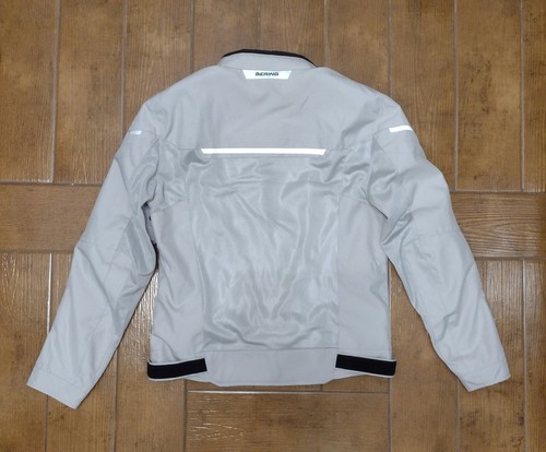 Chaqueta moto verano ventilada. Cazadora Bering Ozone Gris - Imagen 8 de 10