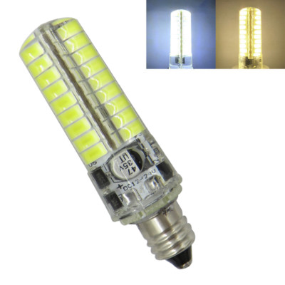 1x/10x E11 LED Bulb 12V-24V DC 3.5W 380 Lumens 72pcs 5730 SMD White/Warm #1