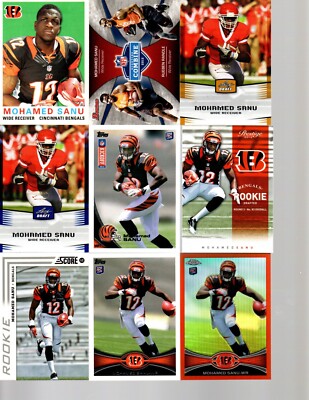 Mohamed Sanu Collection 32 Cards, 23 Different Cards High Beckett Value $30