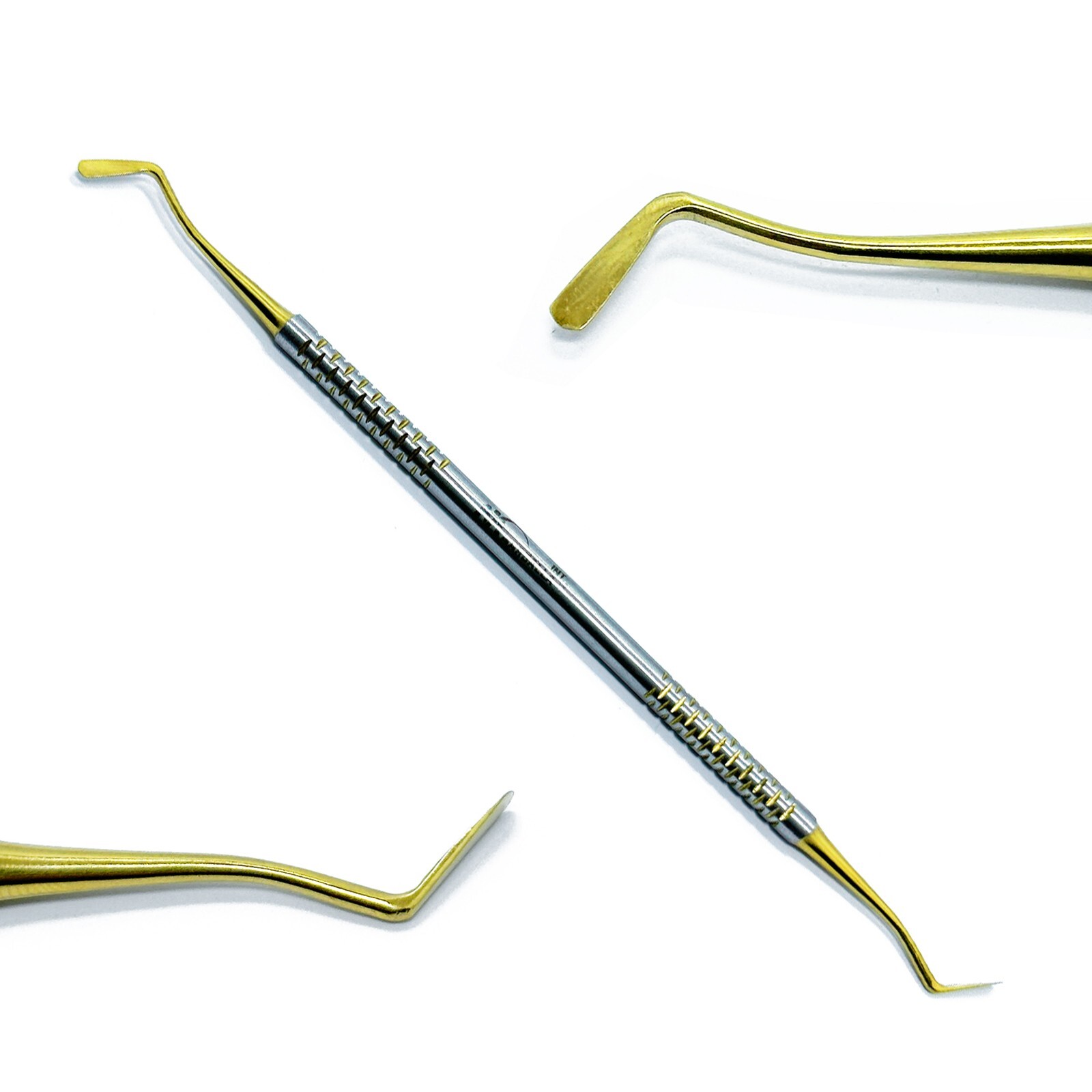 Titanium Gold Tips Dental Flat Plastic Filling Instruments Composite Restorative