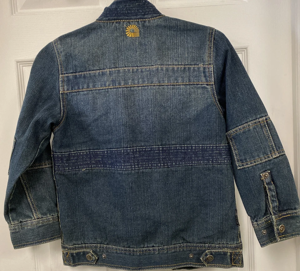Akademiks Boy's Denim Jean Jacket  Sz. 7 - Image 4 of 4