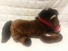 Lot 2 Large Horses/ Pony - Pinto and Brown & White Plush Animal, Pillow, Dan Dee — photo 3