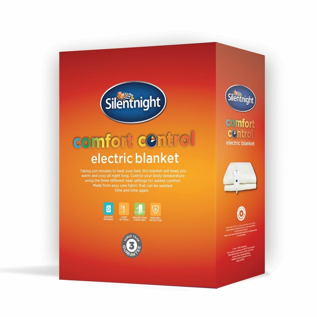 Silentnight / DAEWOO - All Sizes - Electric Blanket - Heated Underblanket |  eBay