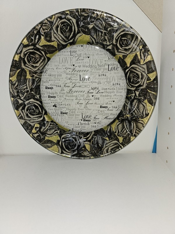 decorative wedding plates