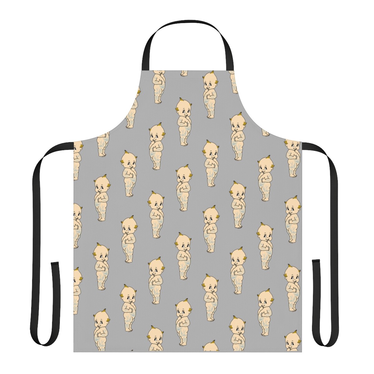 エプロン・三角巾 old kewpie Vintage Apron White Apron Maid Costume Vintage Apron Pinafore Dress for