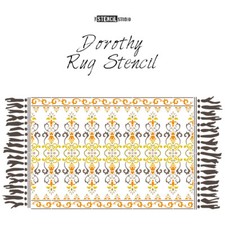Dorthy Patio Rug Stencil - Get cosy outside - Give patios a makeover! 10938