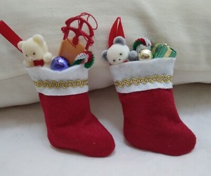 Handmade Stuffed Stockings Christmas Ornaments