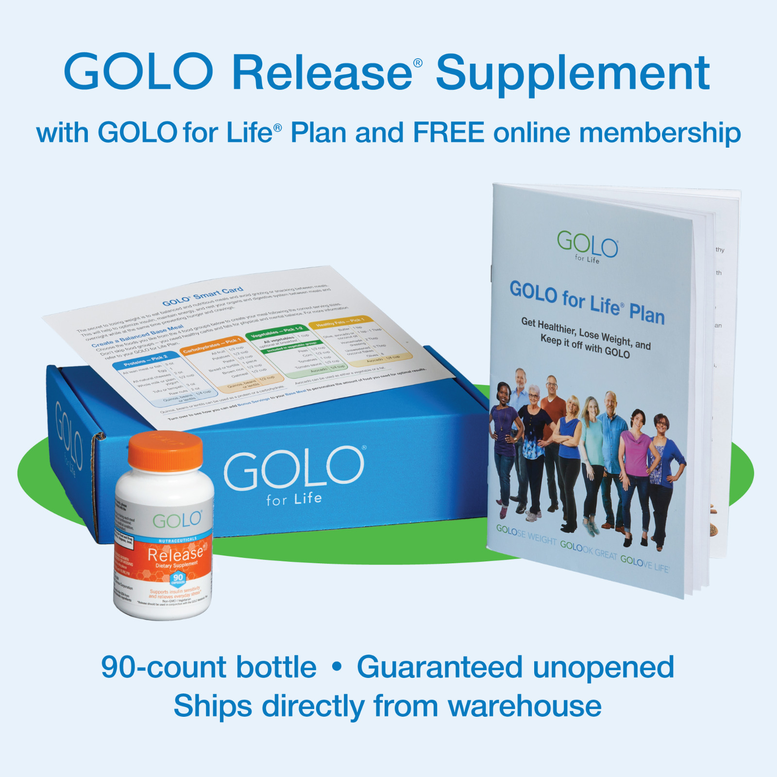 GOLO for Life Plan w/Release supplement - $59.95 Kit - ONLY AUTHORIZED SELLER