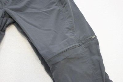 Pantalon De Randonnée Exofficio Convertible - Femme Taille 12 - Nylon Gris