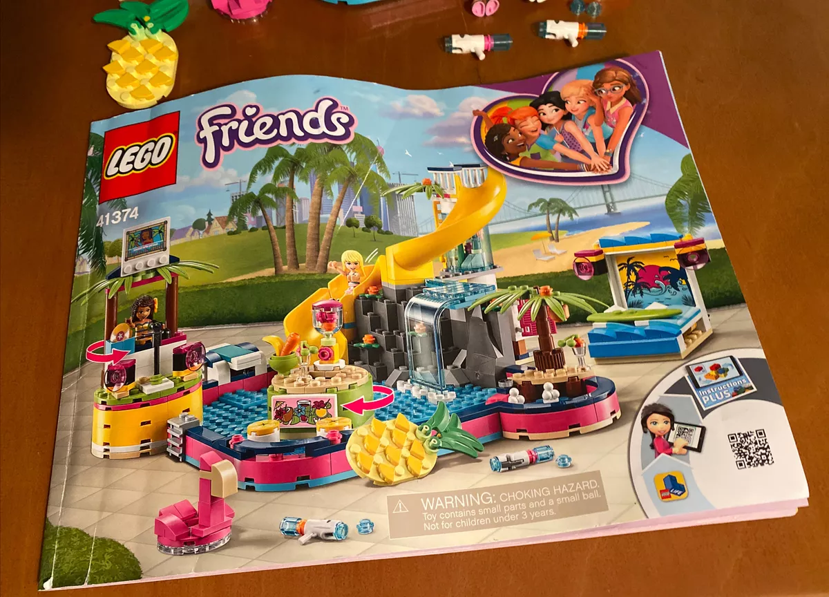 Lego Friends 41374 Andrea s Pool Party Complete No Box eBay