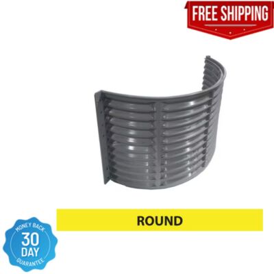 37 In. X 24 In. round Plastic Window Well