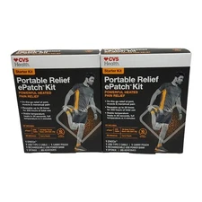 CVS Health Portable Heating Pad ePatch Portable Relief Starter Kit Lot of 2
