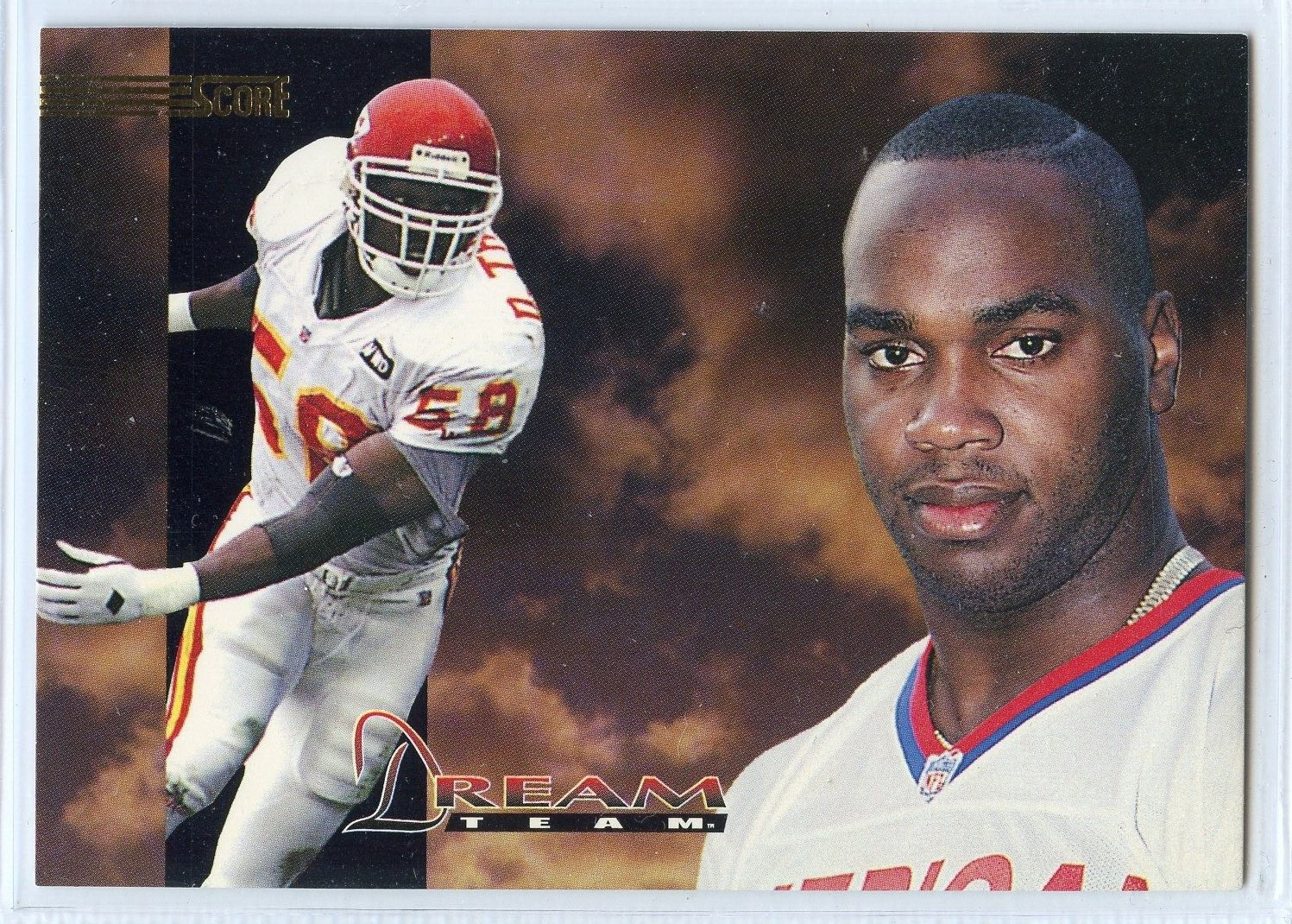 1993 Score Football Dream Team - #24 - Derrick Thomas - Kansas City Chiefs