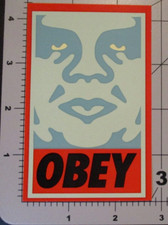 SHEPARD FAIREY Obey Giant Sticker 2.75X4.25