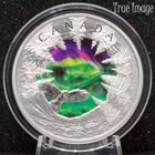 2025 Magic of the Northern Lights $30 Pure Silver Glow-In-The-Dark Coin Canada