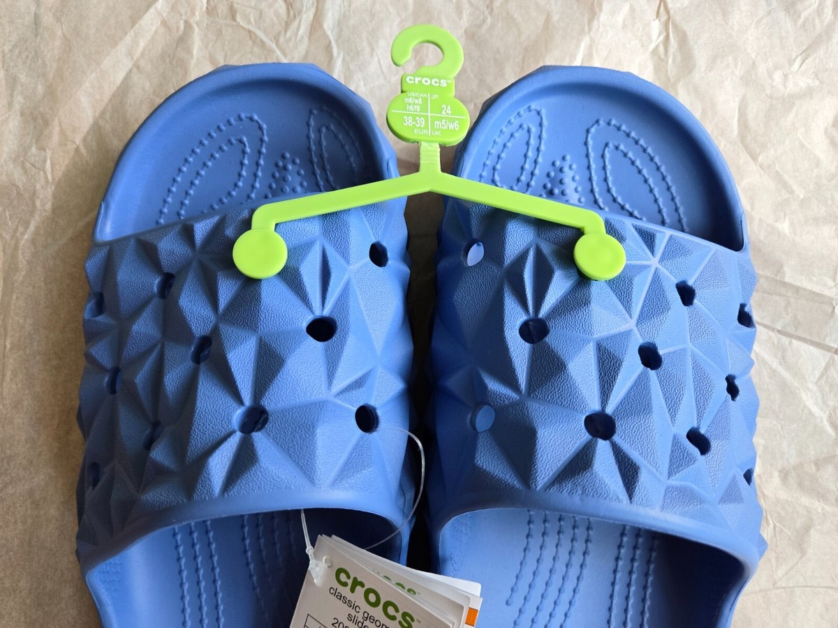 ★CROCS★ Public Classic Geometric Slide V2 BK 24SUSD209608 NWT Crocs Classic Geometric Slide V2 - Blue - Men's 6