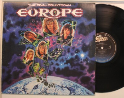 Europe First Pressing Lp The Final Countdown On Epic - Nm / Vg++