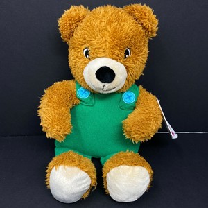 Kohls Cares Corduroy the Bear Green Overalls Plush 13