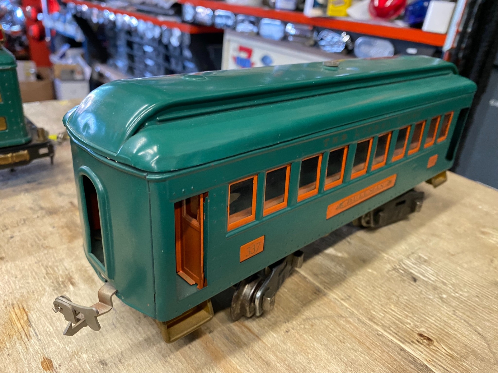 Lionel 347T Set 8E Pullman Car Observation Car Pre War Std