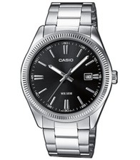 CASIO MTP-1302D-1A1VDF OROLOGIO UOMO NERO ACCIAIO 39mm DATA SOTTOCOSTO