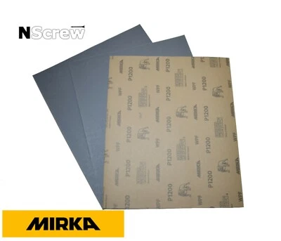 HQ SANDPAPER MIRKA WPF/MATADOR 60-7000 WET AND DRY WATERPROOF SAND PAPER SHEETS
