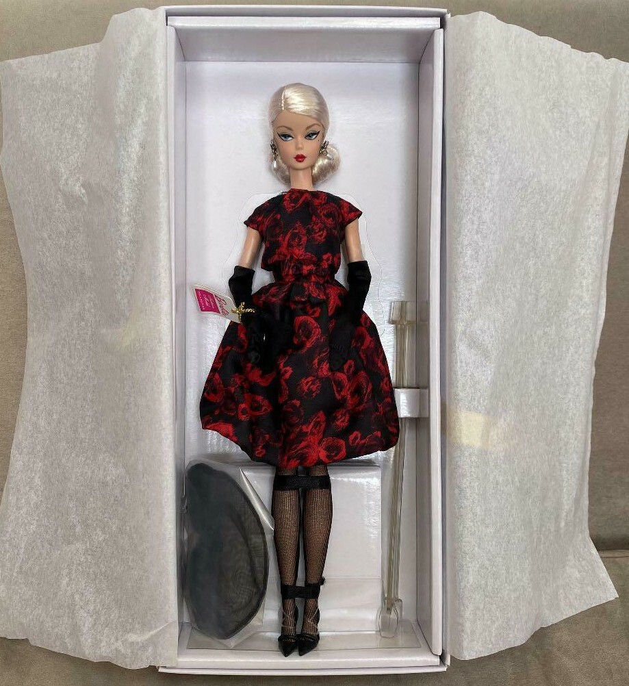 Mattel BARBIE Fashion Model Collecion Elegant Rose Cocktail Dress2017  Silkstone | eBay