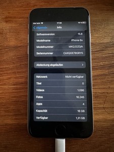 Apple iPhone 6S 16GB Space Grau ohne Simlock