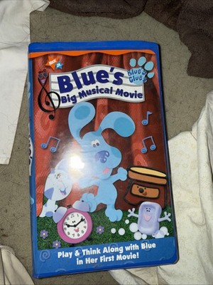 Blues Clues Big Musical Movie VHS Tape  Steve Periwinkle Blues First Movie 2000