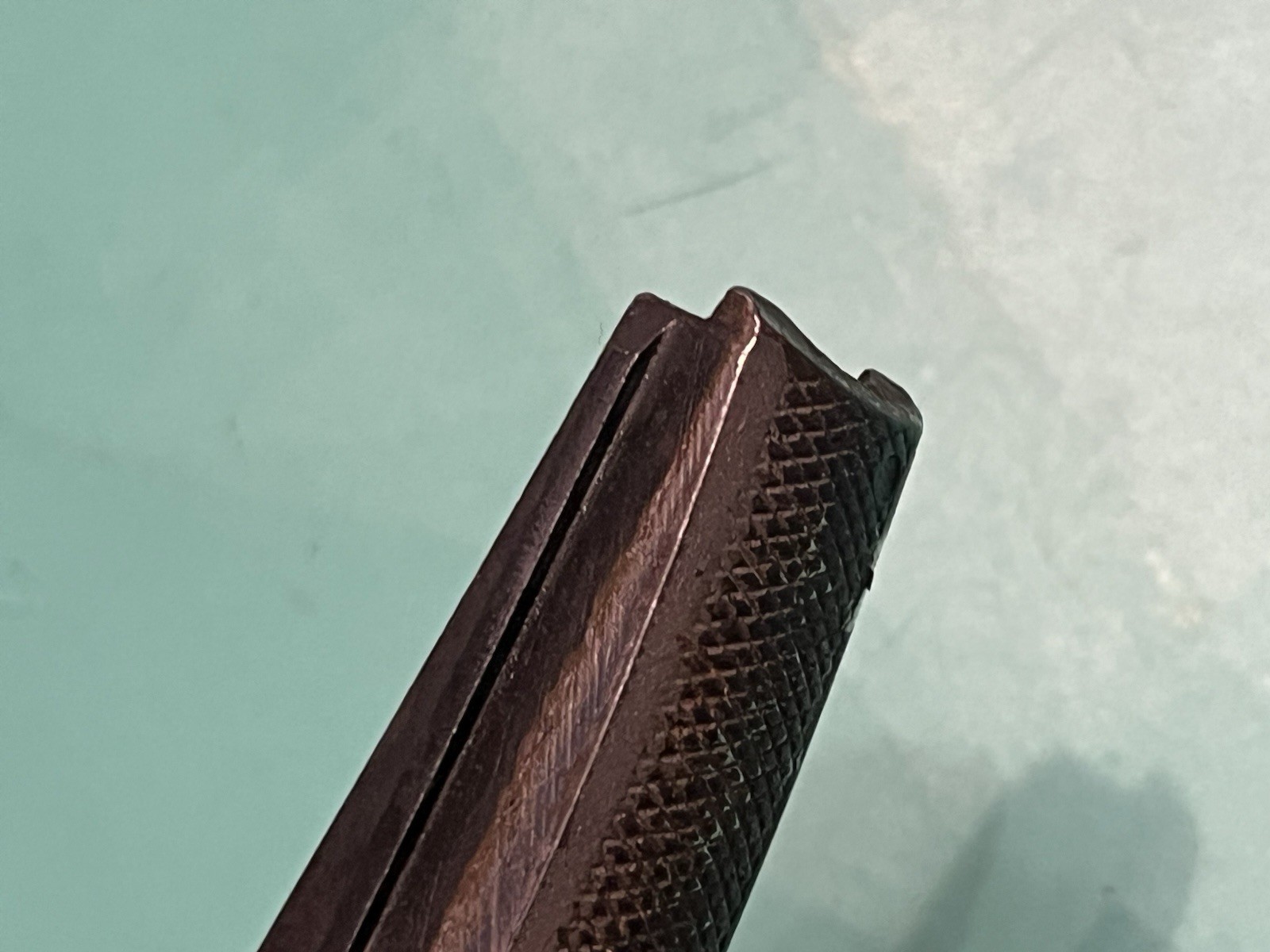 USED WWII COLT 1911 A1 CHECKERED MAINSPRING HOUSING LOOP POLISHED *ROUGH*