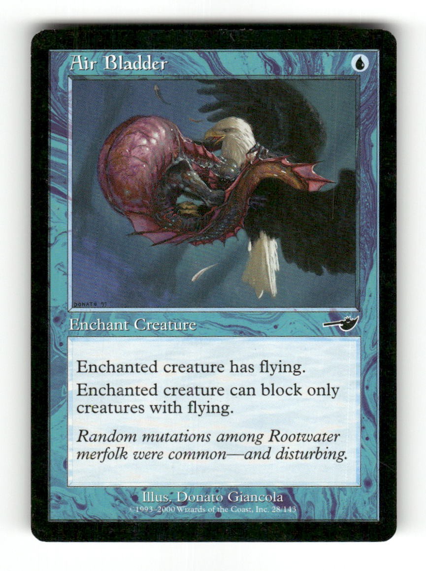 Air Bladder 28 Common Nemesis Magic: The Gathering Lightly Played